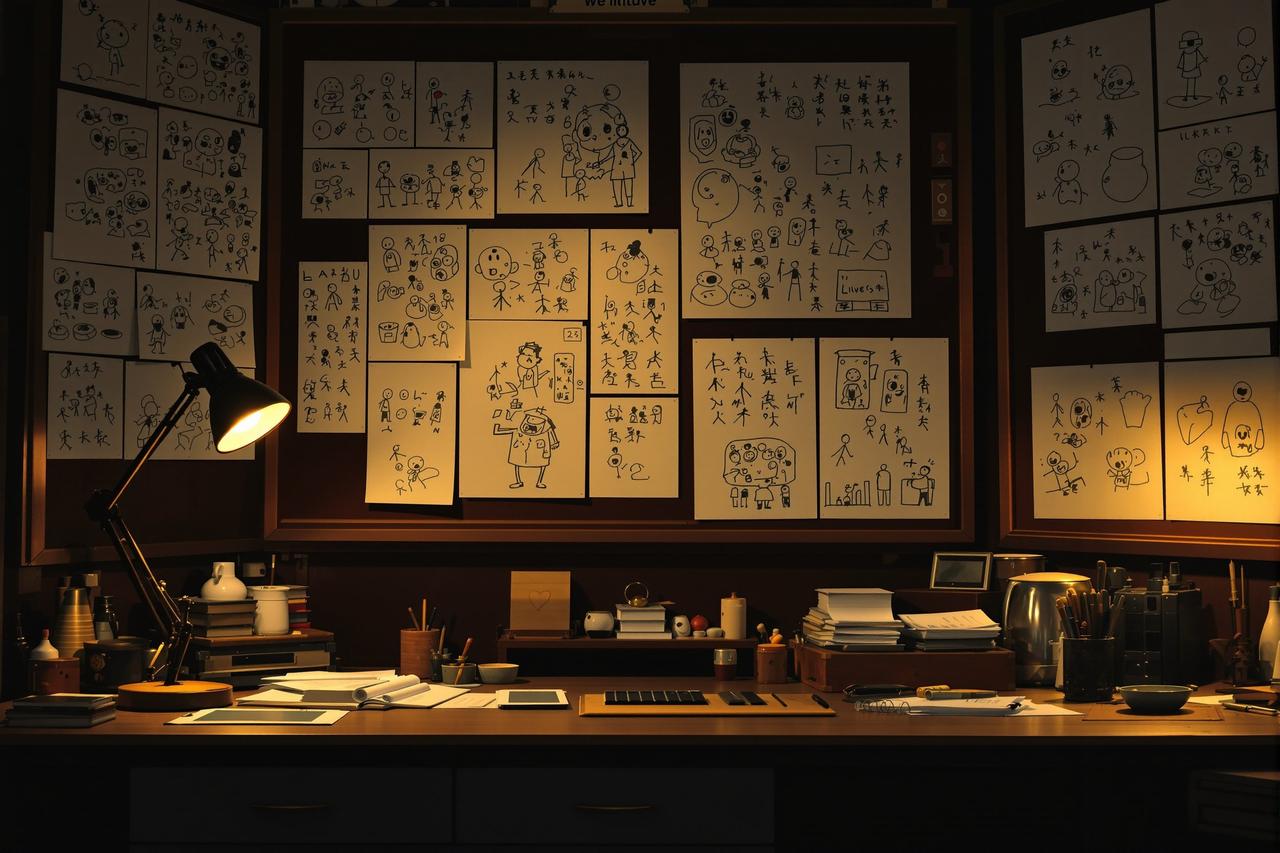 年代短剧 - 创作工作室氛围
